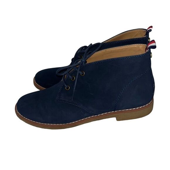 Tommy Hilfiger navy TW Benay lace up shoe 9.5M - Picture 1 of 7